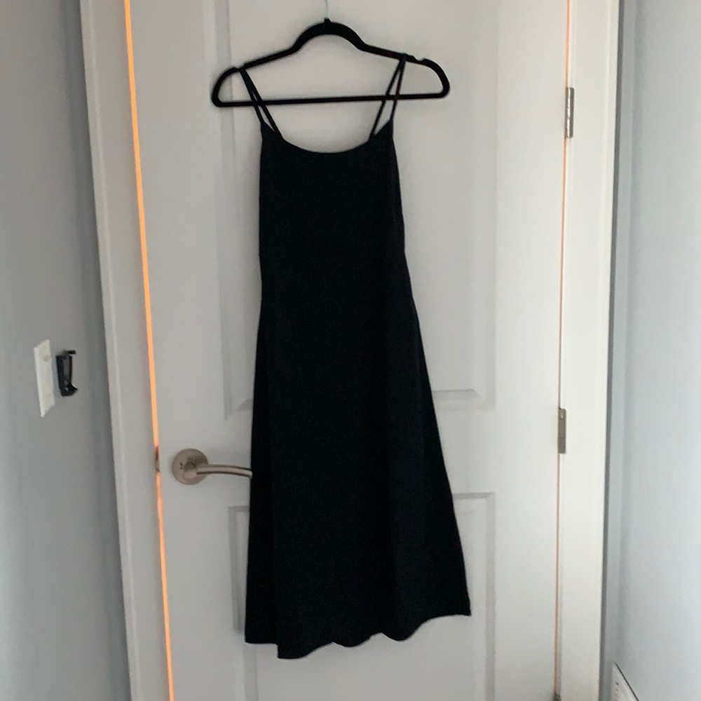 EUC EVERLANE goweave slip dress black